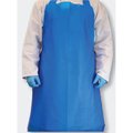 Umbo Polytef Gown 4 mil 47in Thumb Loop Blue, 1pcs/bag, 50pcs/CS, 50PK H994-BL